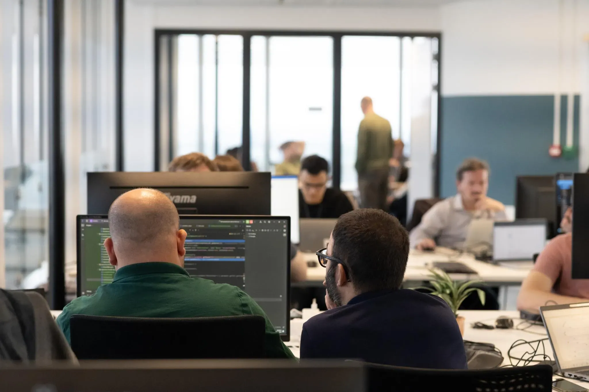 Cleverbase office team working together