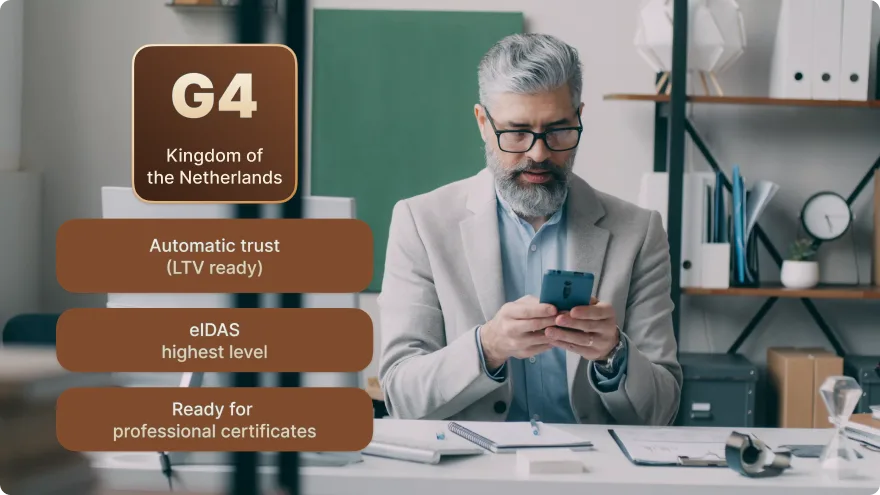 Our certificates are now fourth generation (G4)