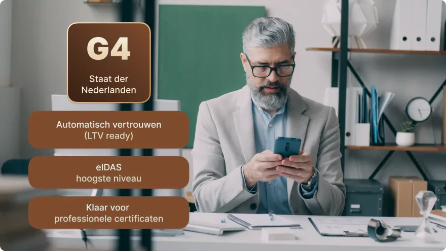 Onze certificaten zijn nu vierde generatie (G4)